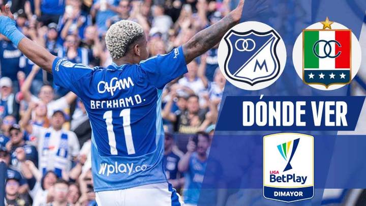 Dónde ver EN VIVO Millonarios vs Once Caldas HOY: PARTIDAZO de Liga BetPlay en TV y ONLINE