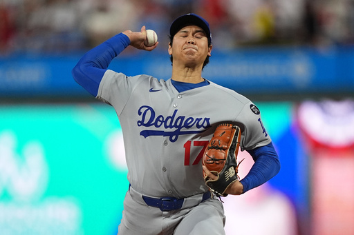 Ohtani's pitching leads Dodgers to Game 1 win despite 4 strikeouts at the plate