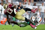 Hurricanes freshman Bryce Fritzgerald growing into star