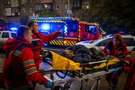 Russian strikes wound at least 20 in Ukraine’s capital as child is killed in separate attack