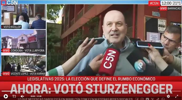 “¡Ladrón! Tres veces hicieron mierda el país”: Sturzenegger la pasó mal al salir de votar