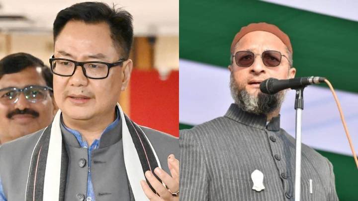 Owaisi, Rijiju in social media tussle over Pre
