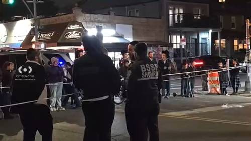 Brooklyn pedestrians struck: 2 men injured after being hit by Ford vehicle; driver remains on scene