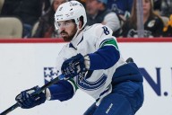Brazeau nets 3 points as Penguins snap 3-game win streak for Vancouver Canucks