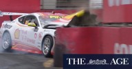 Brodie Kostecki finds the wall at Gold Coast 500