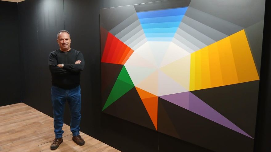 Javier Riera iluminará la Semana Profesional del Arte de Oviedo con sus proyecciones geométricas