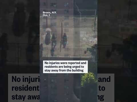 Emergency crews are investigating the partial collapse of a high
