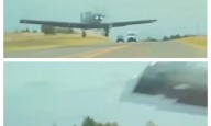 Tesla dashcam video shows crazy plane crash avoidance maneuver