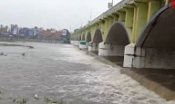 Watch | Madurai's Vaigai River swells after heavy rain, flood alert raised