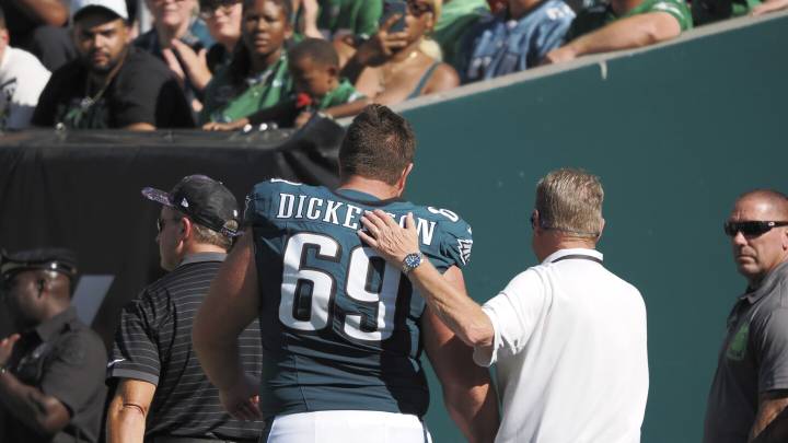 Report: Landon Dickerson could miss multiple games with ankle injury