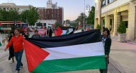 Activistas de Hermosillo protestan contra Israel tras intercepción de flotilla con mexicanos que llevaban ayuda a Gaza