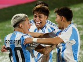 La cargada del Sub 20 de Argentina tras eliminar a México del Mundial: se fueron del estadio con la música del Chavo del 8
