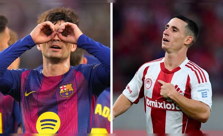 Alineaciones Barcelona - Olympiacos por la Champions League 2025