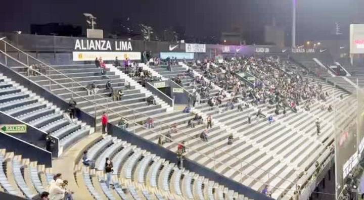 Alianza Lima vs Atlético Grau: Así luce Matute a poco de empezar el partido