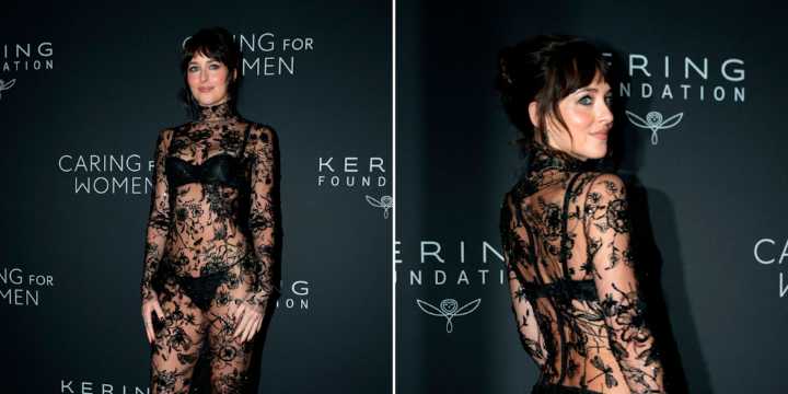 La respuesta de Dakota Johnson a quienes la critican por usar vestidos ‘al desnudo’ en la alfombra roja