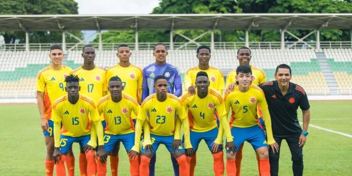 Esta es la convocatoria de la selección Colombia masculina de cara al mundial sub