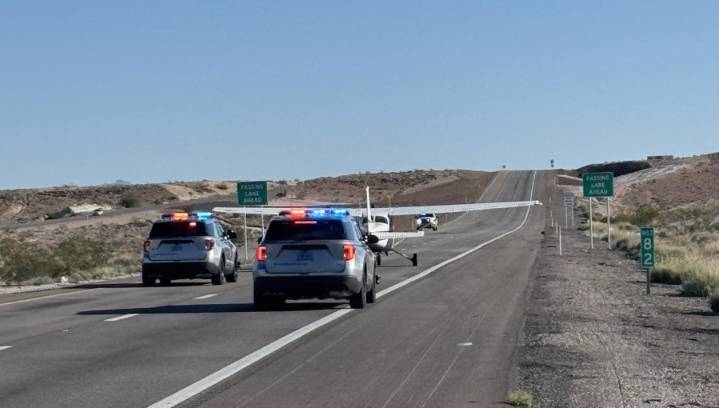Small plane makes emergency landing on I