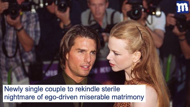 Cruise and Kidman to sexlessly reunite