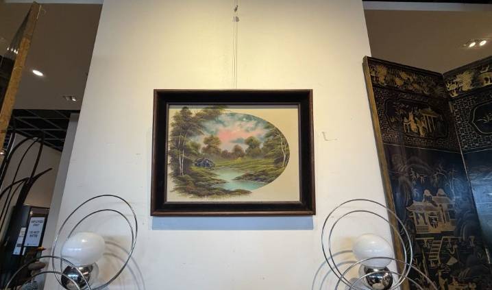 Rare Bob Ross painting sells at Towson auction
