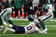 Jets coach Aaron Glenn is still committed to Justin Fields as his starting QB