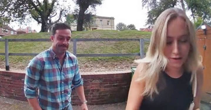 Woman tries to lock door with corkscrew as partner watches 'chaos' in disbelief