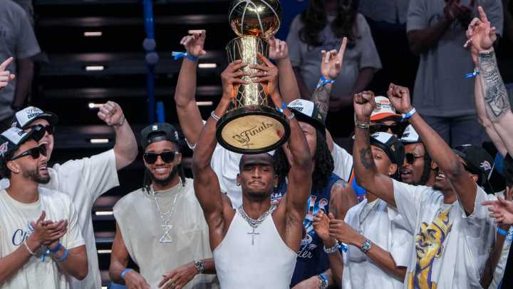 Where Larry O'Brien Trophy traveled after OKC Thunder won NBA title
