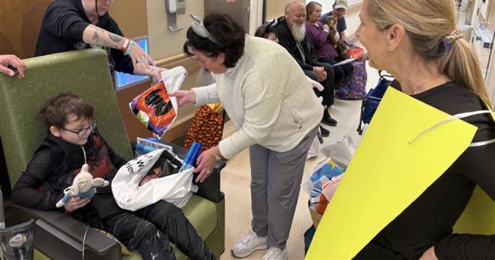 Hospital staff bring Halloween magic to patients at Golisano Children's at UK