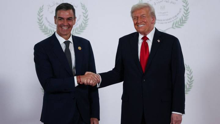 Trump interpela a Sánchez por el gasto en defensa: "¿Estáis ya trabajando con el tema del PIB?"