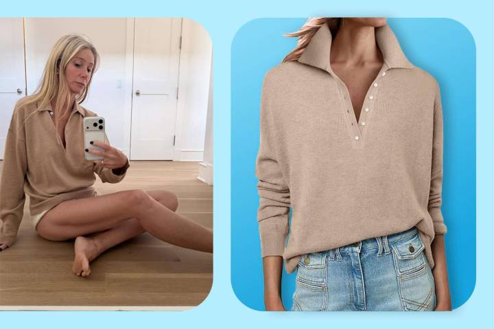 Gwyneth Paltrow's Luxe Sweater Looks Like This $26 Amazon Find
