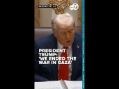 President Trump meets with Cabinet members amid Israel, Hamas ceasefire agreement