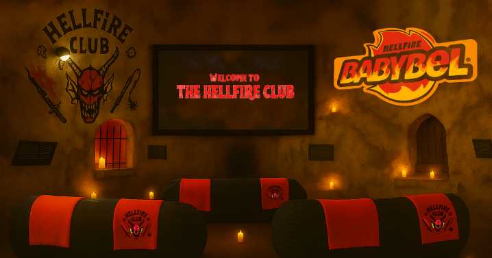 Caves transformed for Babybel Stranger Things immersive experience