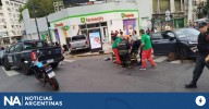 Tres heridos con politraumatismos por un choque en la zona de Parque Centenario