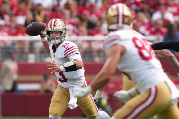 49ers QB Brock Purdy out again, Mac Jones questionable vs. Bucs