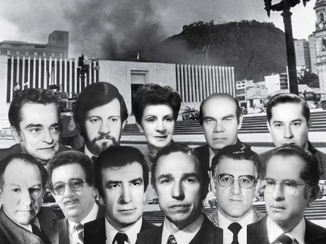 Quiénes fueron los magistrados asesinados en la toma del Palacio de Justicia hace 40 años