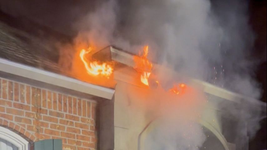 House along Shoreline Drive catches fire Sunday