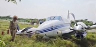 Private jet skids off runway in UP's Farrukhabad; all passengers, pilots safe