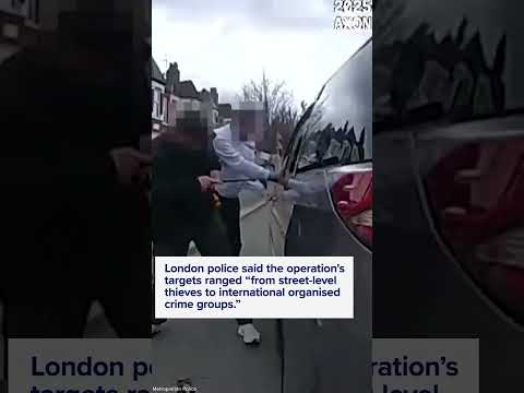 London police dismantle phone theft gang in largest-ever operation against cellphone crime