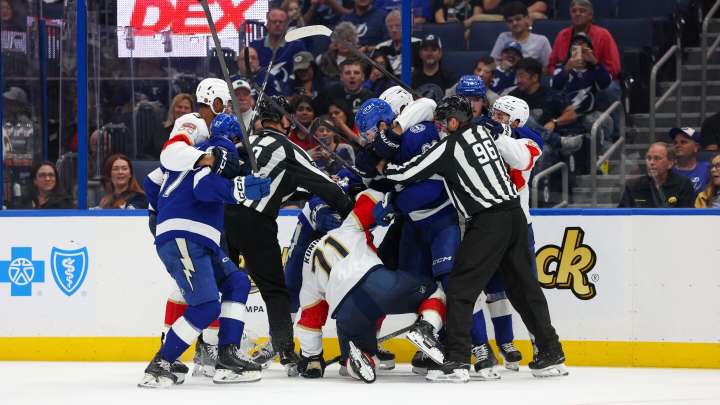 A ton of ejections. A goal taken away 15 minutes later. Panthers