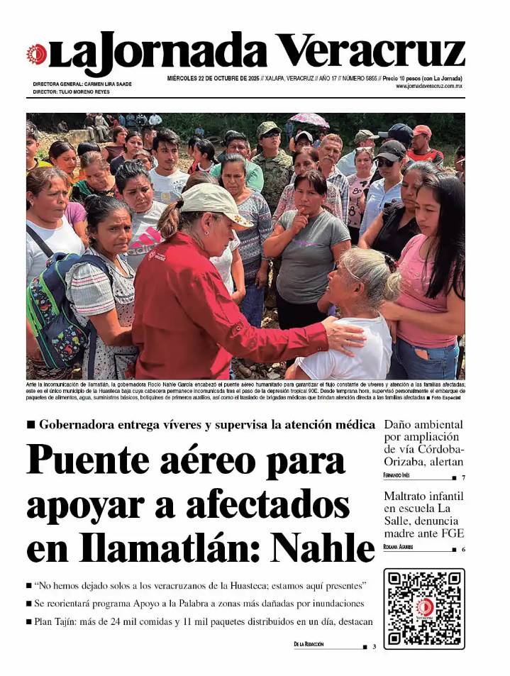 Portada del 25 de octubre de 2025