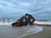 Rodanthe home tumbles into Atlantic Ocean Friday