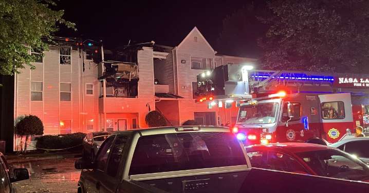Magruder Run Apartments scorched by large fire