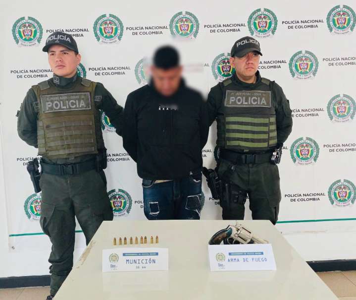 Detenido un hombre portando arma de fuego en el sur de Nariño