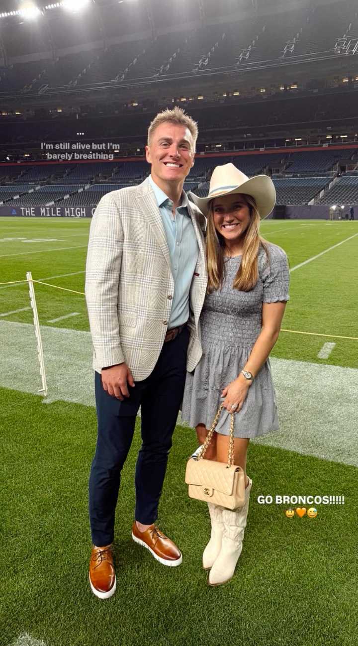 Pregnant Wife of Broncos' Bo Nix 'Barely Breathing' After Comeback Win