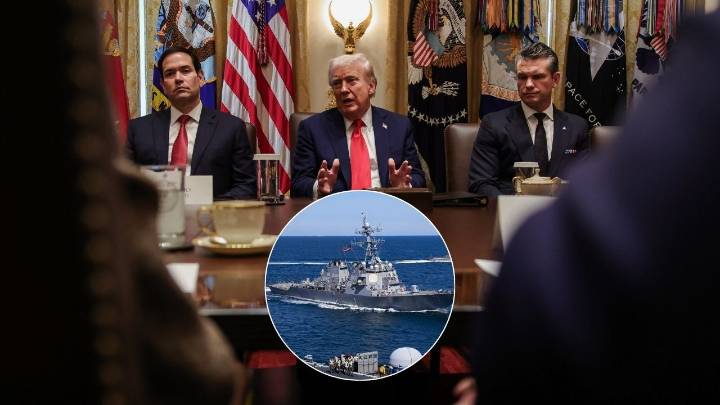 Corresponsal de la Casa Blanca asegura que Trump le confirmó que está debatiendo cómo sería la fase dos del despliegue militar en el Caribe con los altos mandos del Ejército