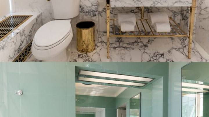 President Trump unveils Lincoln bathroom transformation