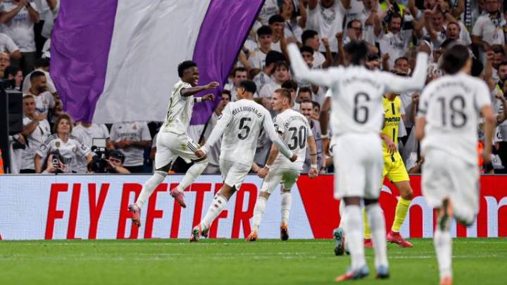 Vinicius y Mbappé lideran triunfo del Real Madrid sobre Villarreal en el Bernabéu