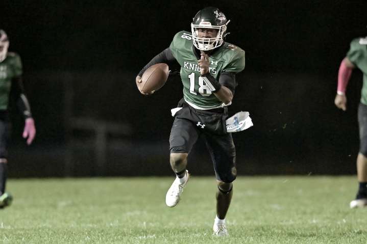 Bishop Ludden-Grimes/SAS senior QB steps up for injured All-CNY teammate in comeback win over Westhill