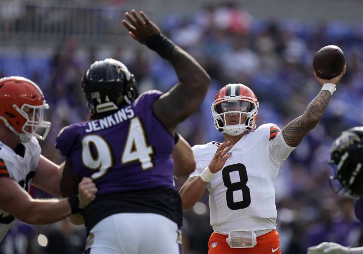 Rookie Dillon Gabriel named Browns starting QB after Joe Flacco is benched