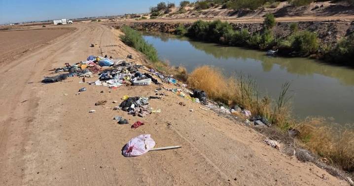 Yuma County Water Users’ Association warns against illegal dumping in canals and fields