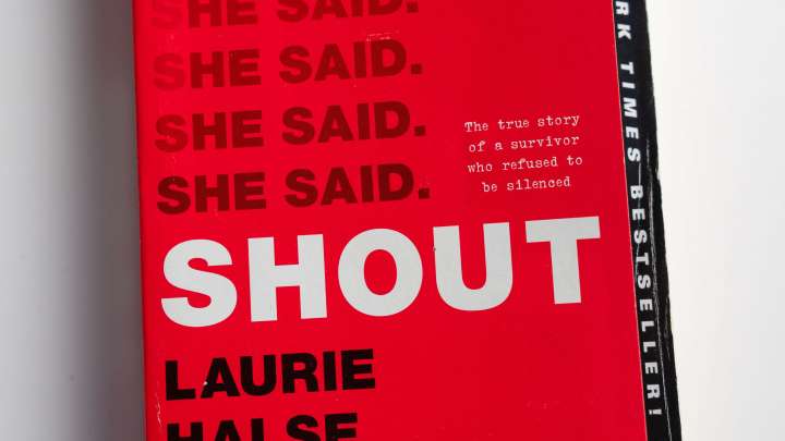 Her book was banned over sex. The message, she says, was about violence